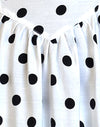 80s Polka Blanc