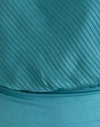Satin rayé Sarcelle