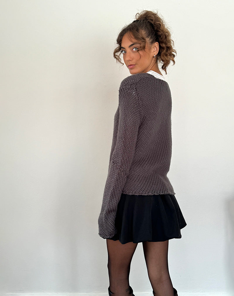 Image de Ranvir Jumper tricoté en anthracite