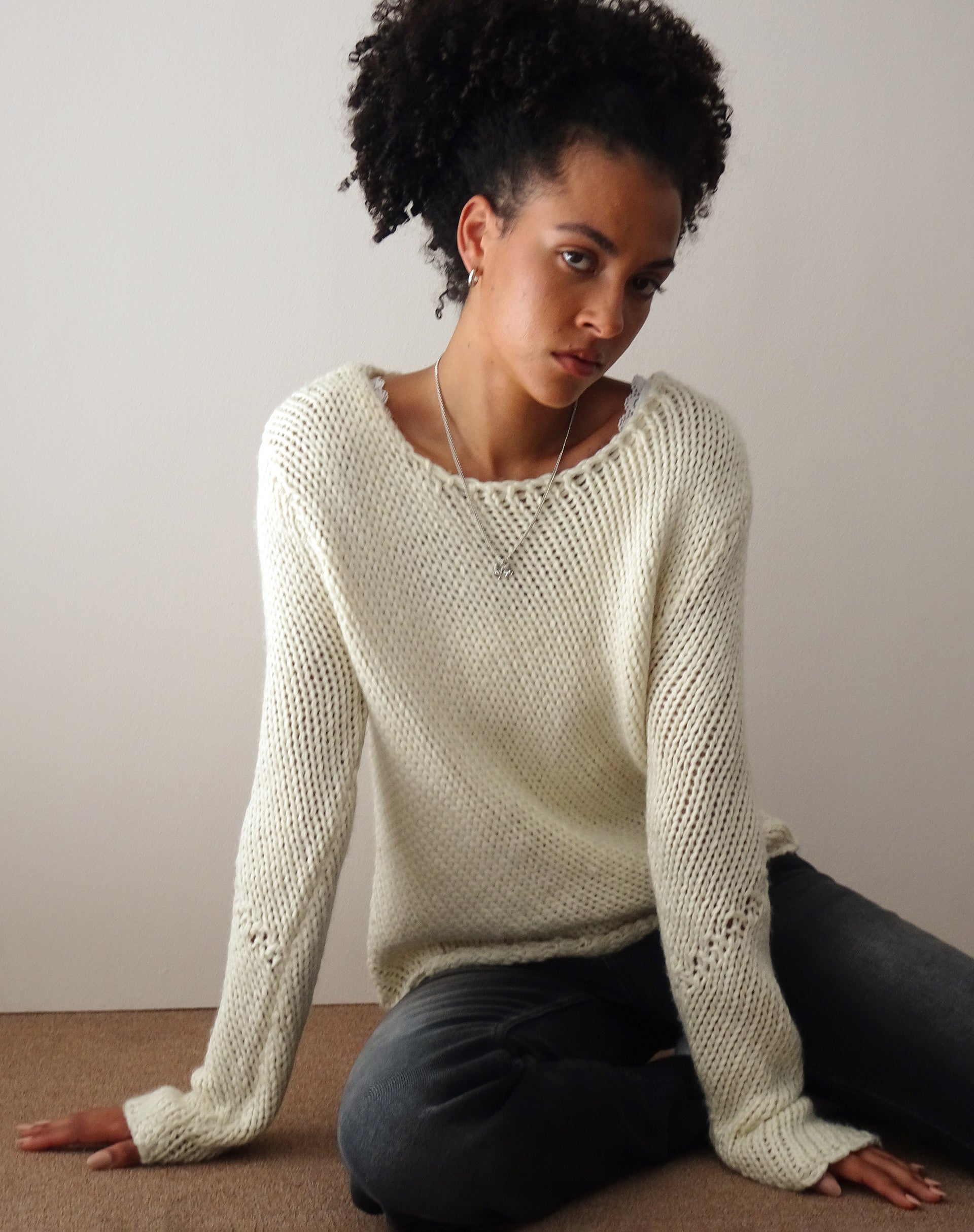 Image de Ranvir Jumper tricoté en Neutre