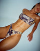 Image de Bas de bikini Farida en papillon abstrait doré