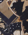  Papillon abstrait or