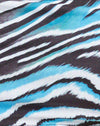 Zebra Warped Bleu