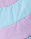 Panneau violet et bleu