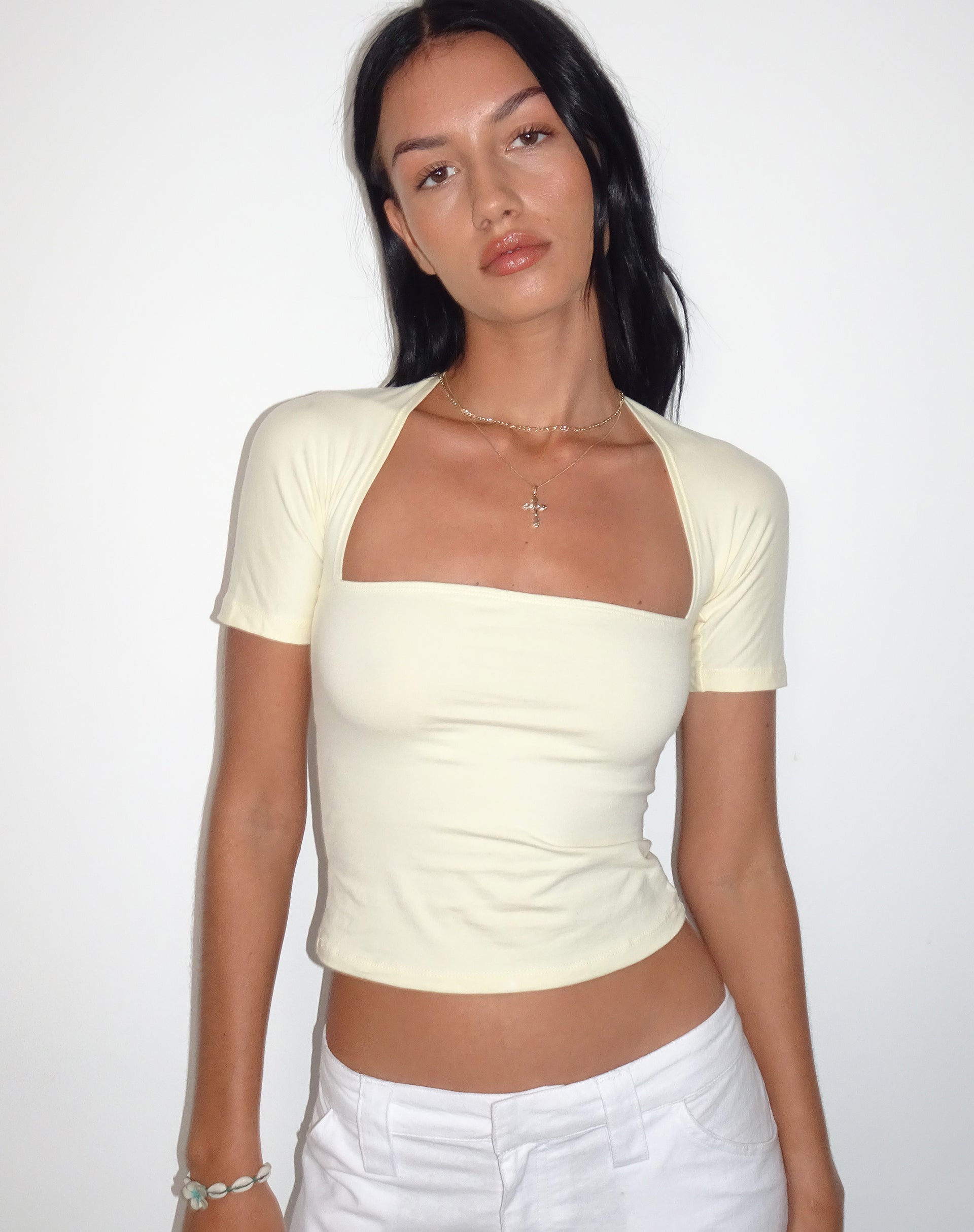 Image de Requa Crop Top in Buttermilk