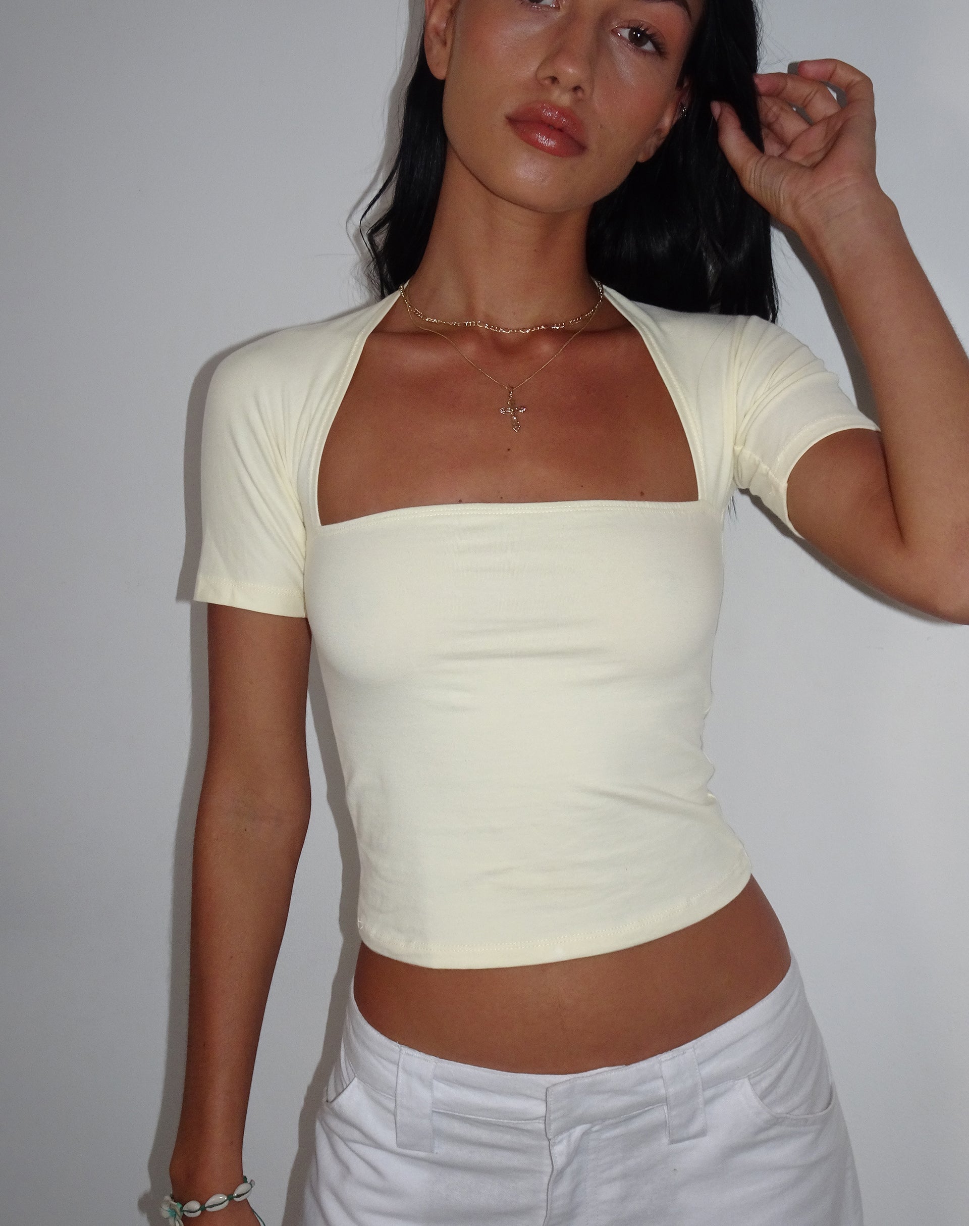 Image de Requa Crop Top in Buttermilk