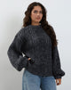 Image de Amieta Jumper tricoté en gris ombré