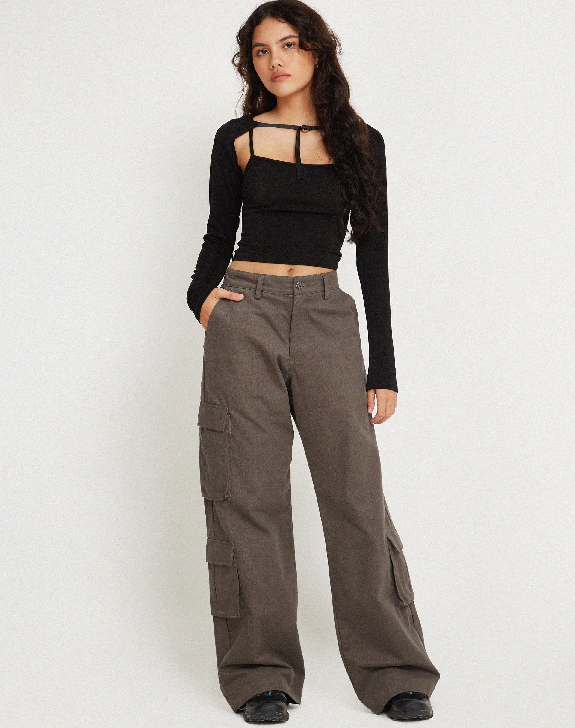 Image de Ceriya Long Sleeve Top in Black
