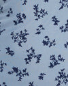  Bleu clair Noir Flocage Botaniste