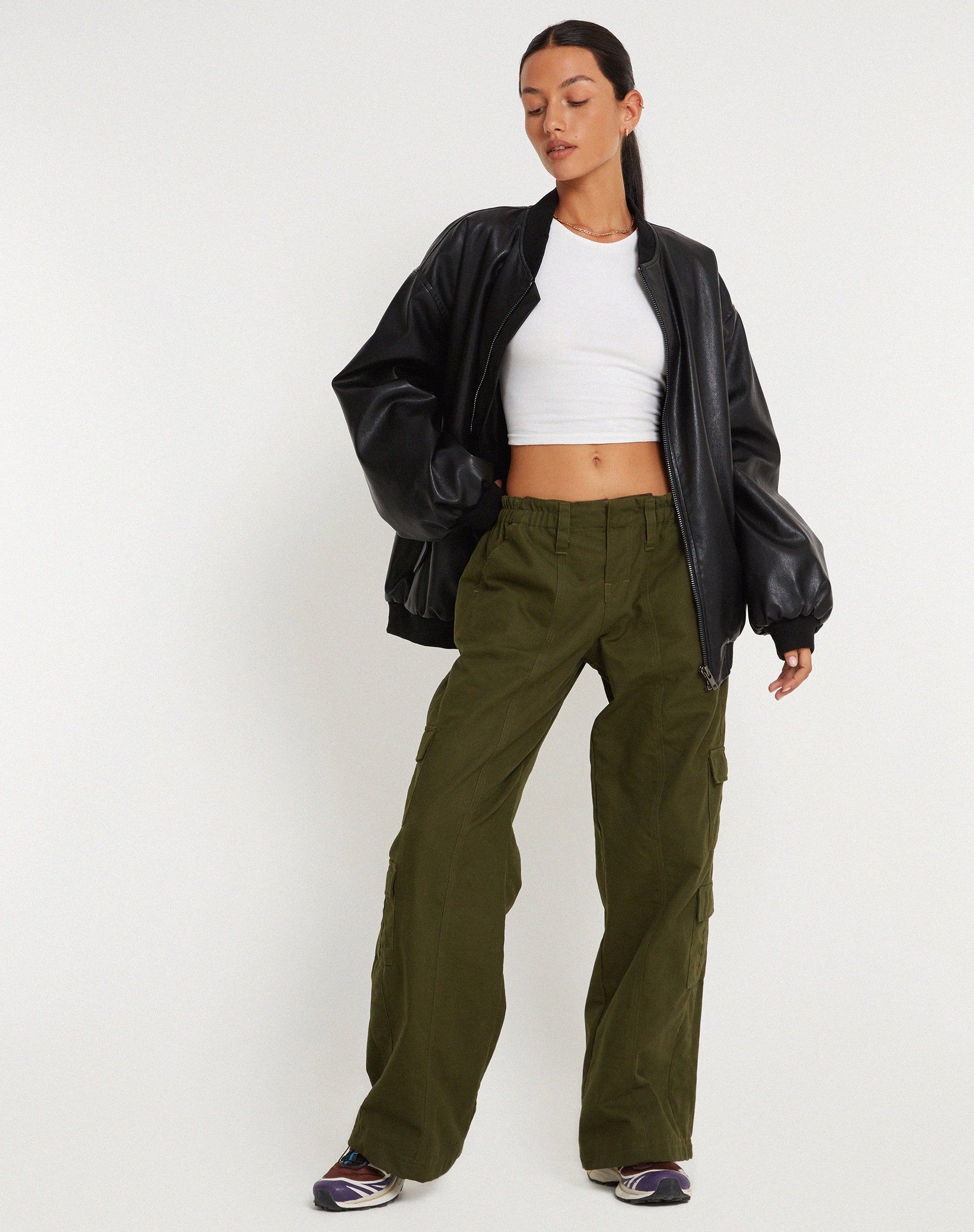 Image de Hansa Cargo Trouser en Panama Dark Olive