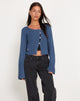 image de Kazayo Long Sleeve Knit Top in Midnight Blue