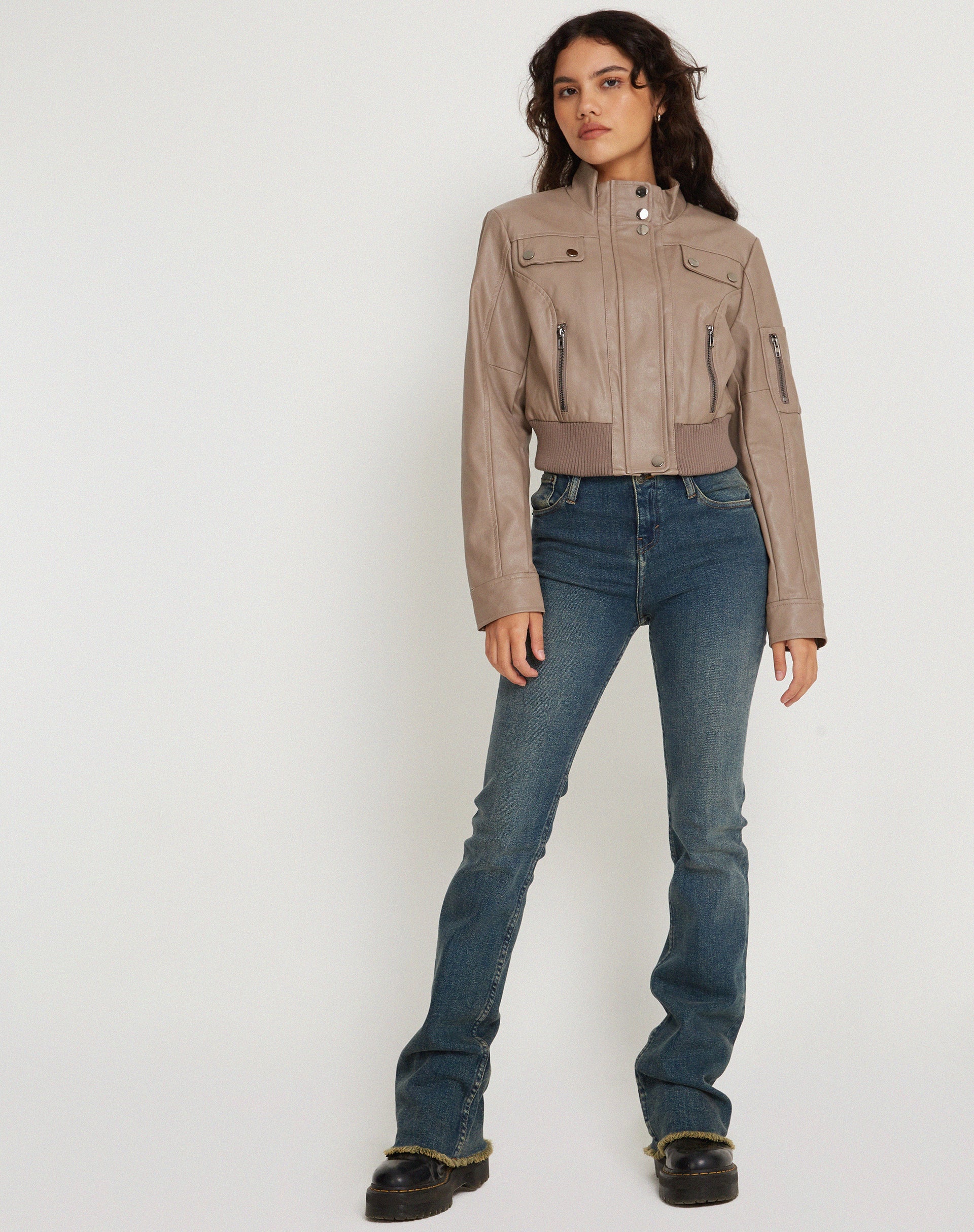 Image de la veste Loviana en PU Putty