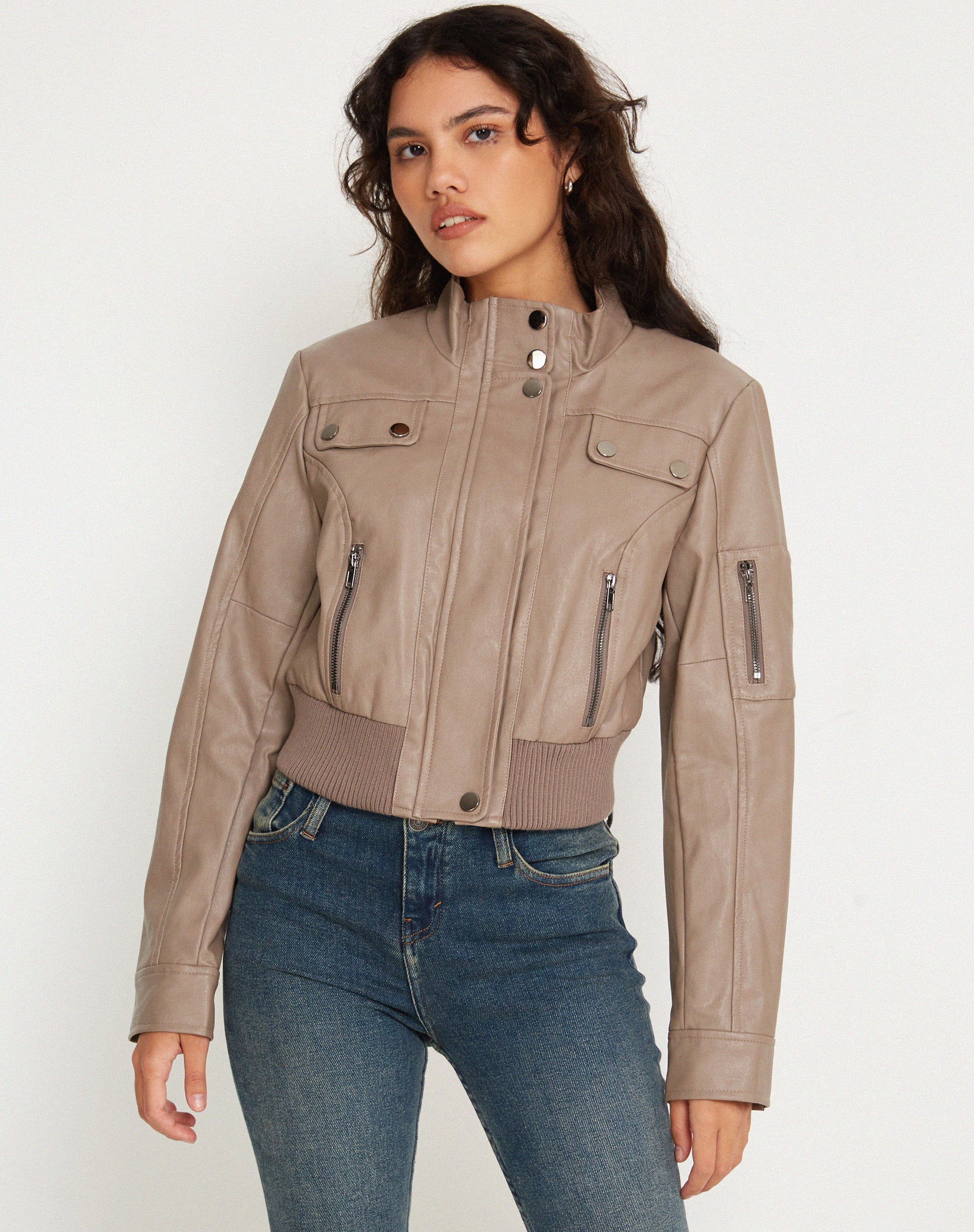 Image de la veste Loviana en PU Putty