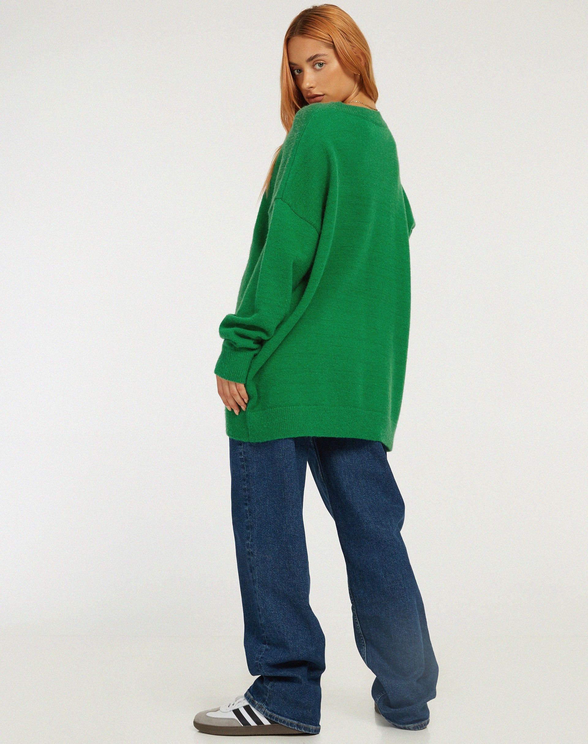 Image de Lulees Jumper in Green Pinky Promise