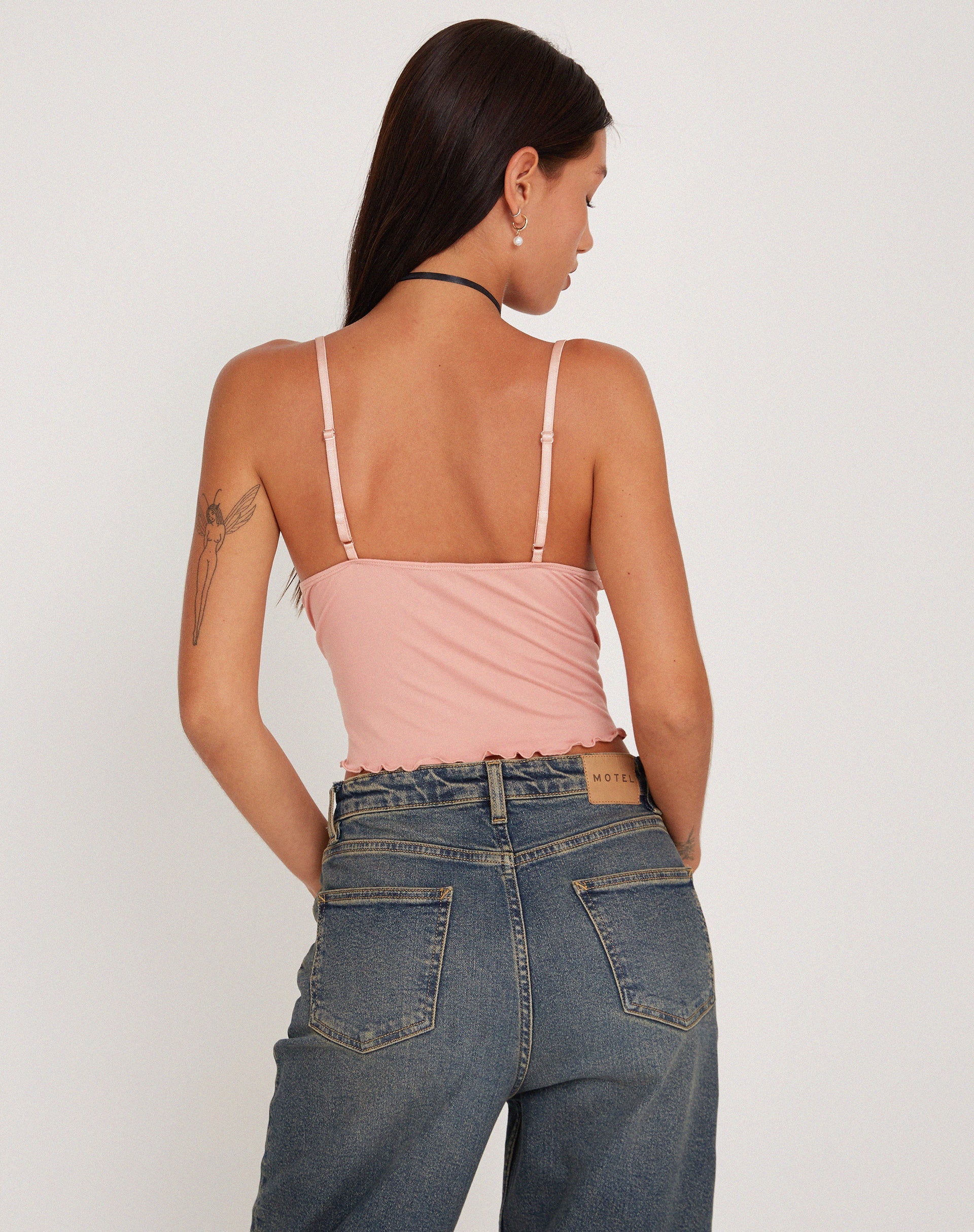 Image de Mia Ballet Jersey Cami Vest Top in Pink