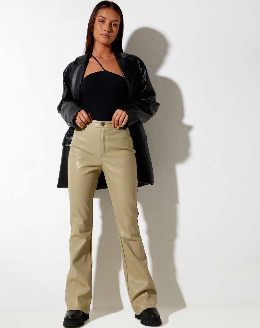 Pantalon évasé Zoven, Pu Sage