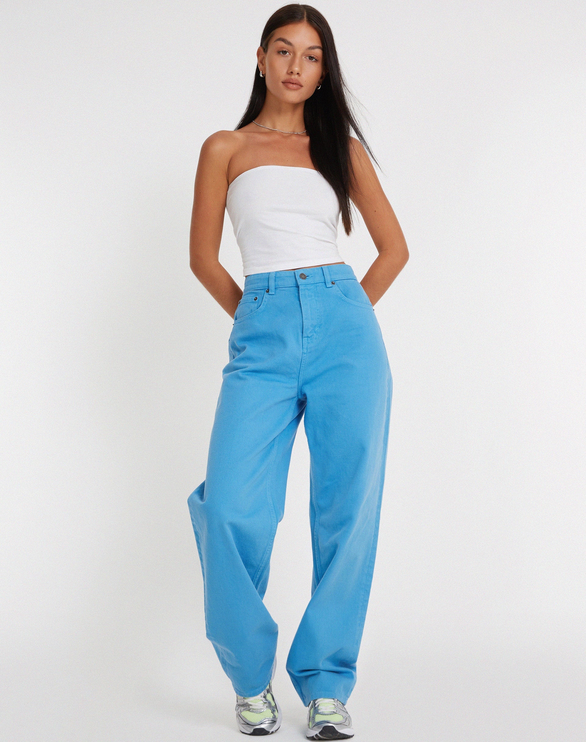 image de Parallel Jeans en bleu azur