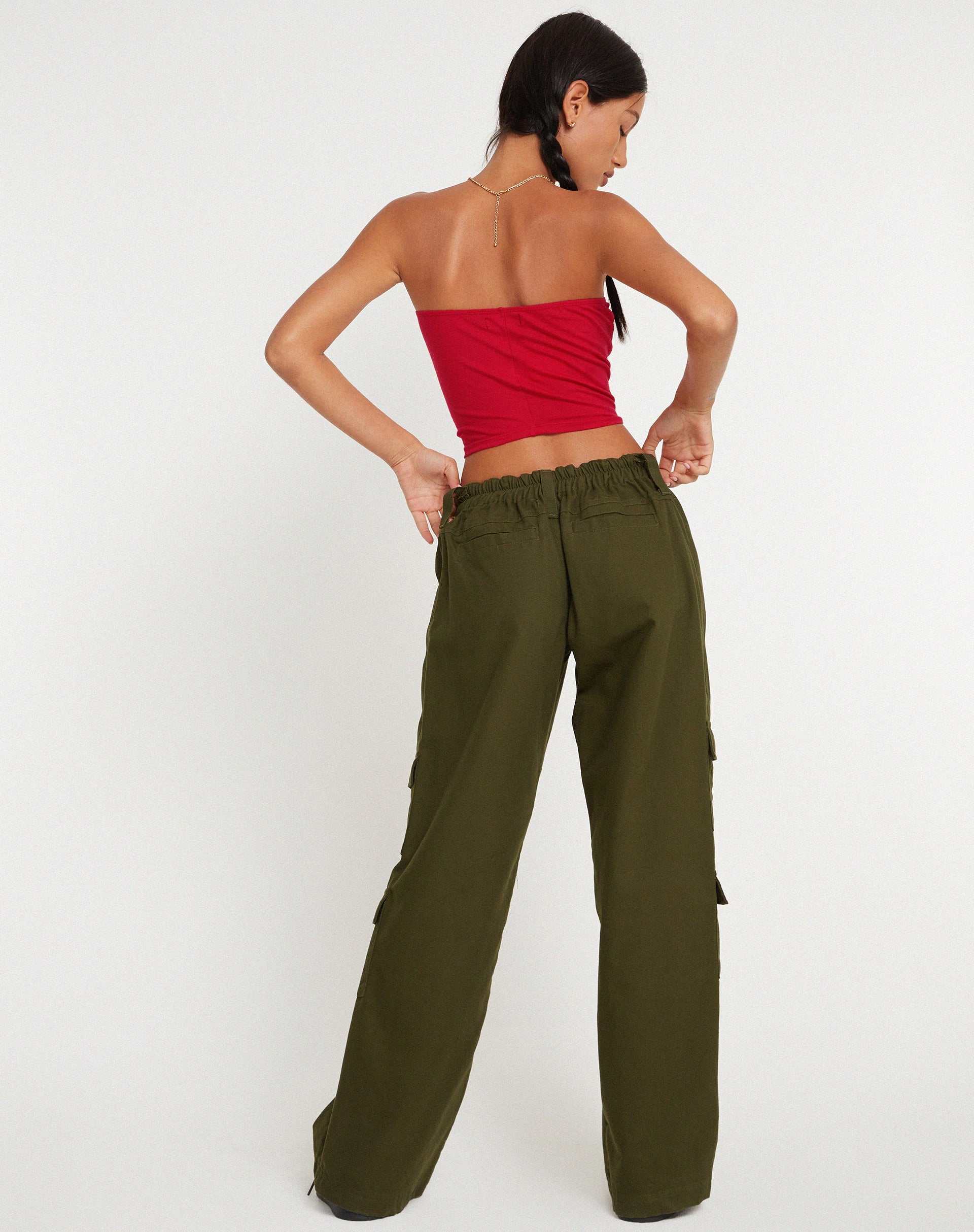 Image de Shae Bandeau Top in Racing Red