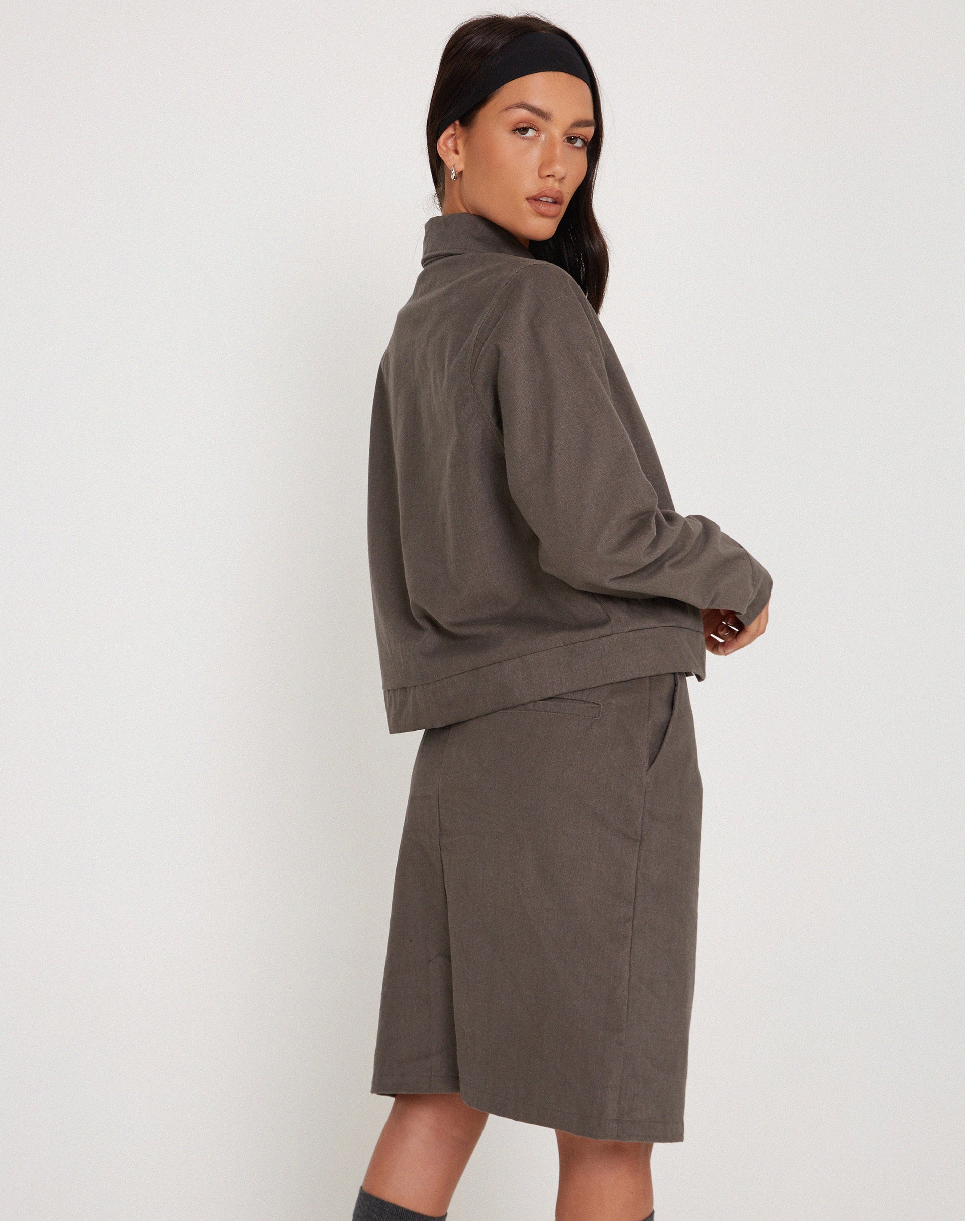 Image de la veste Tumbas en gris foncé