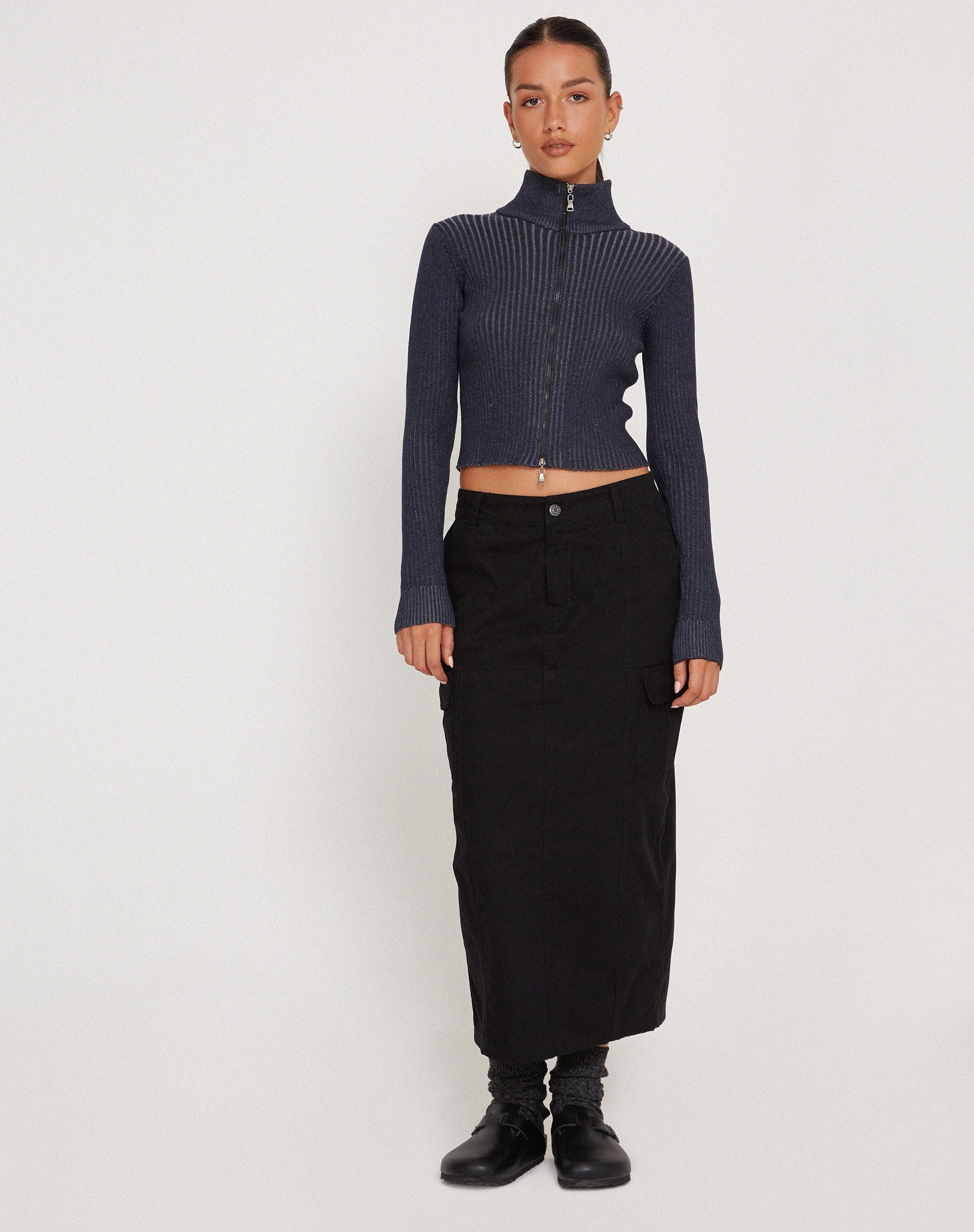 Image de Tuzifa Jumper court en bleu marine