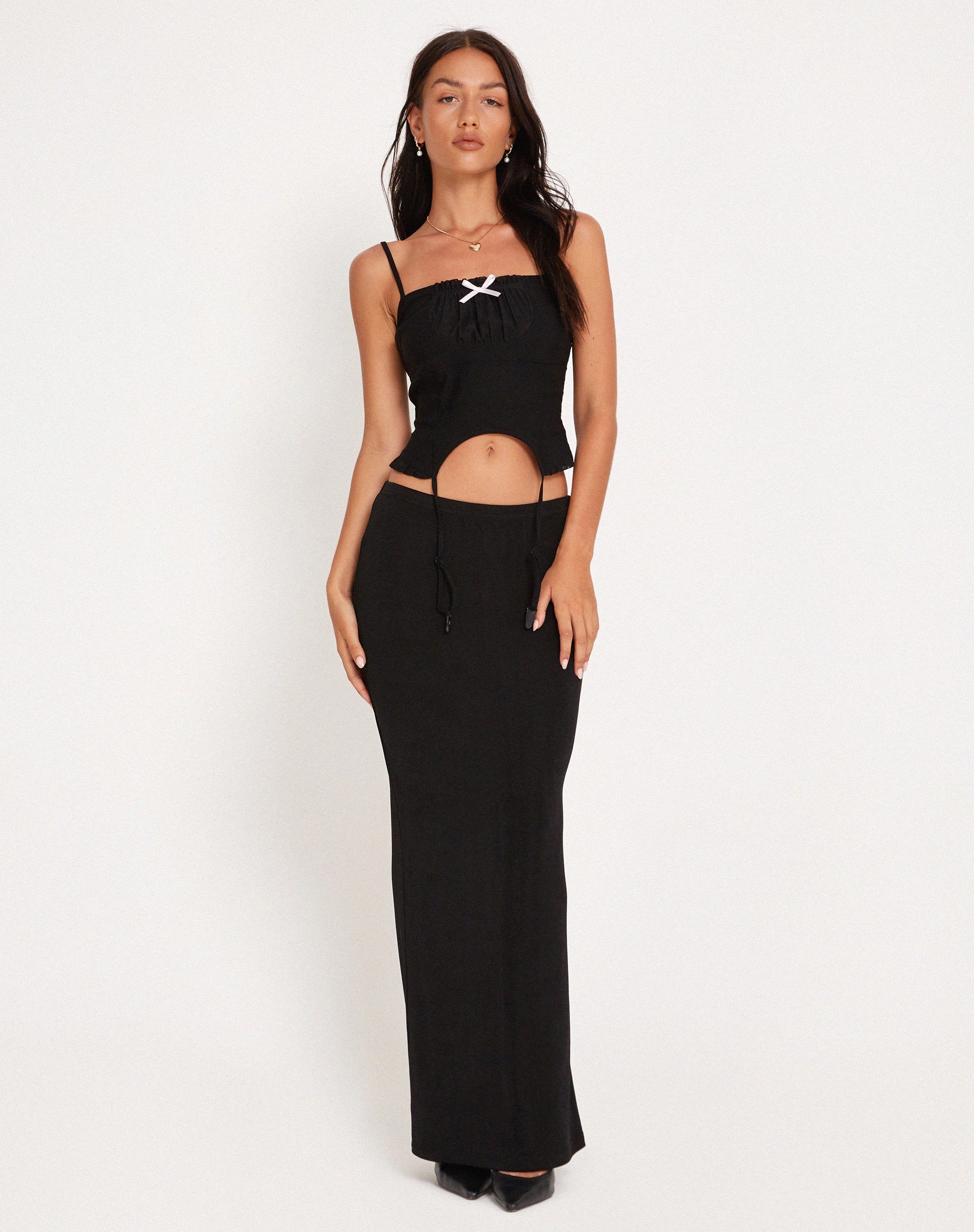 Image de Revonda Corset Top in Black