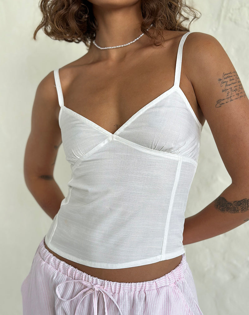Image de Rey Cami Top in Ivory