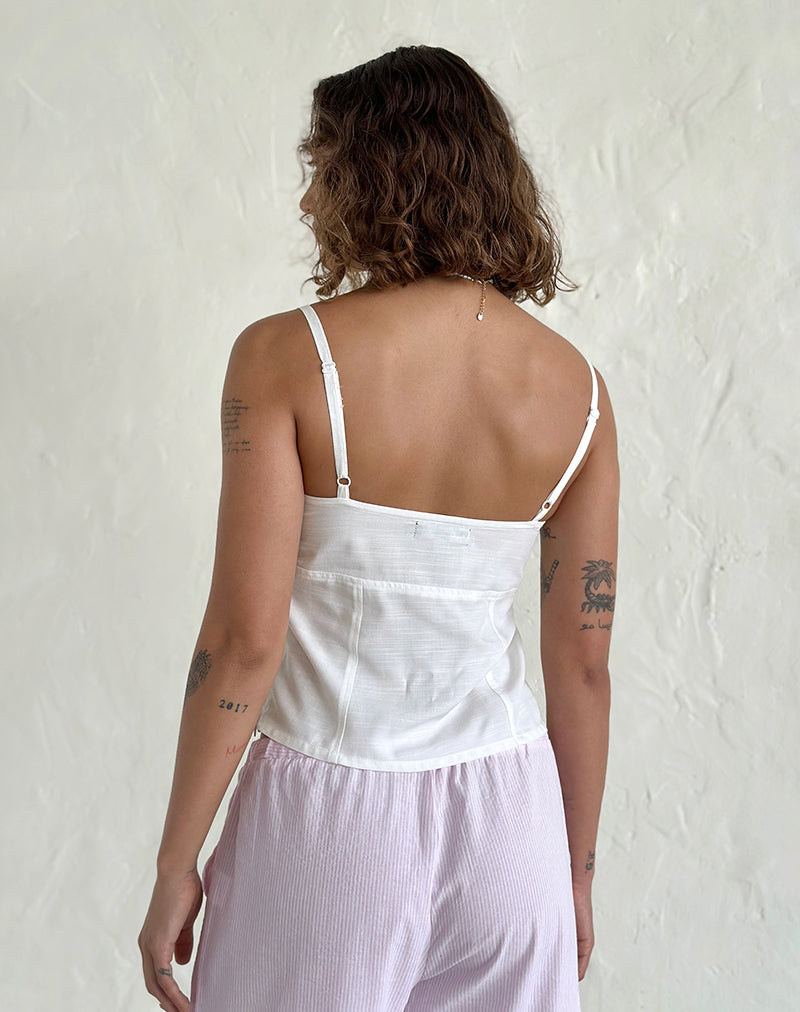 Image de Rey Cami Top in Ivory