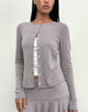 Image de Rhea Cardigan en Pointelle Brown