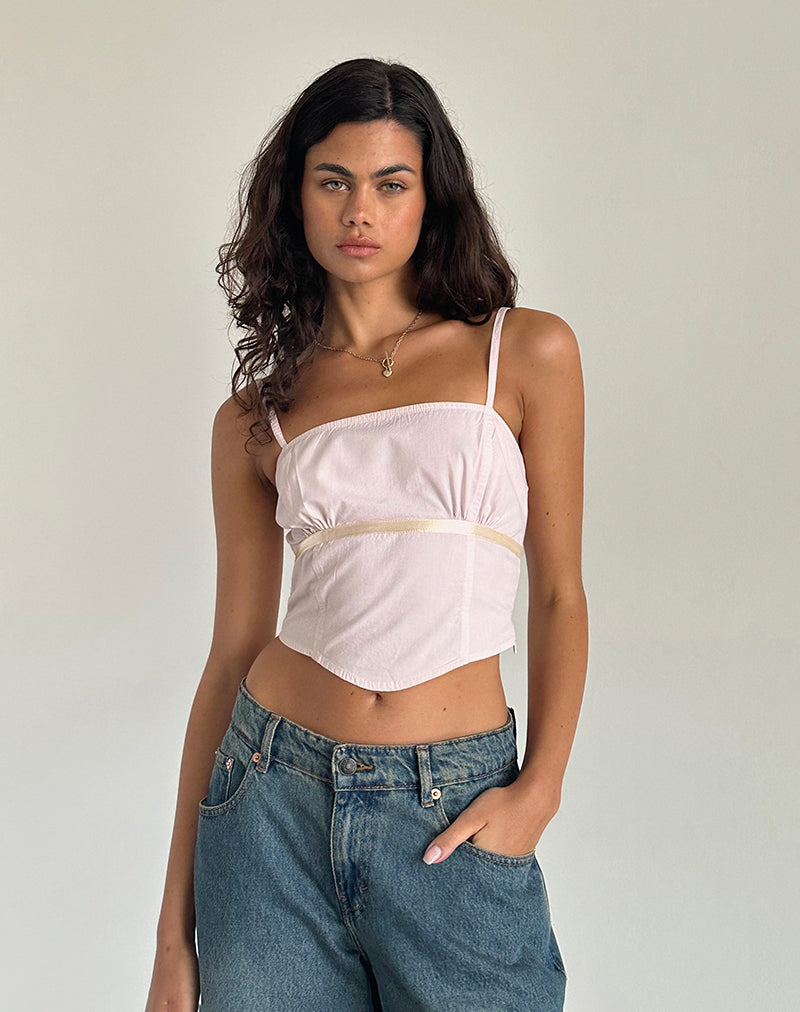 Image de Riana Cami Top in Light Pink