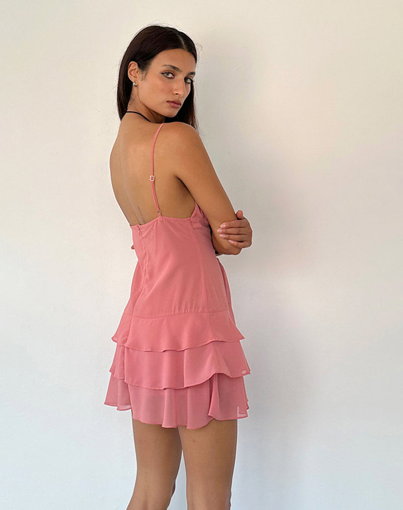 Image de Riasi Mini Dress in Chiffon Blush
