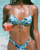 Image de Ricoa Bikini Top in Blue Flower