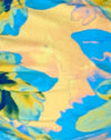 bleu aquarelle floral