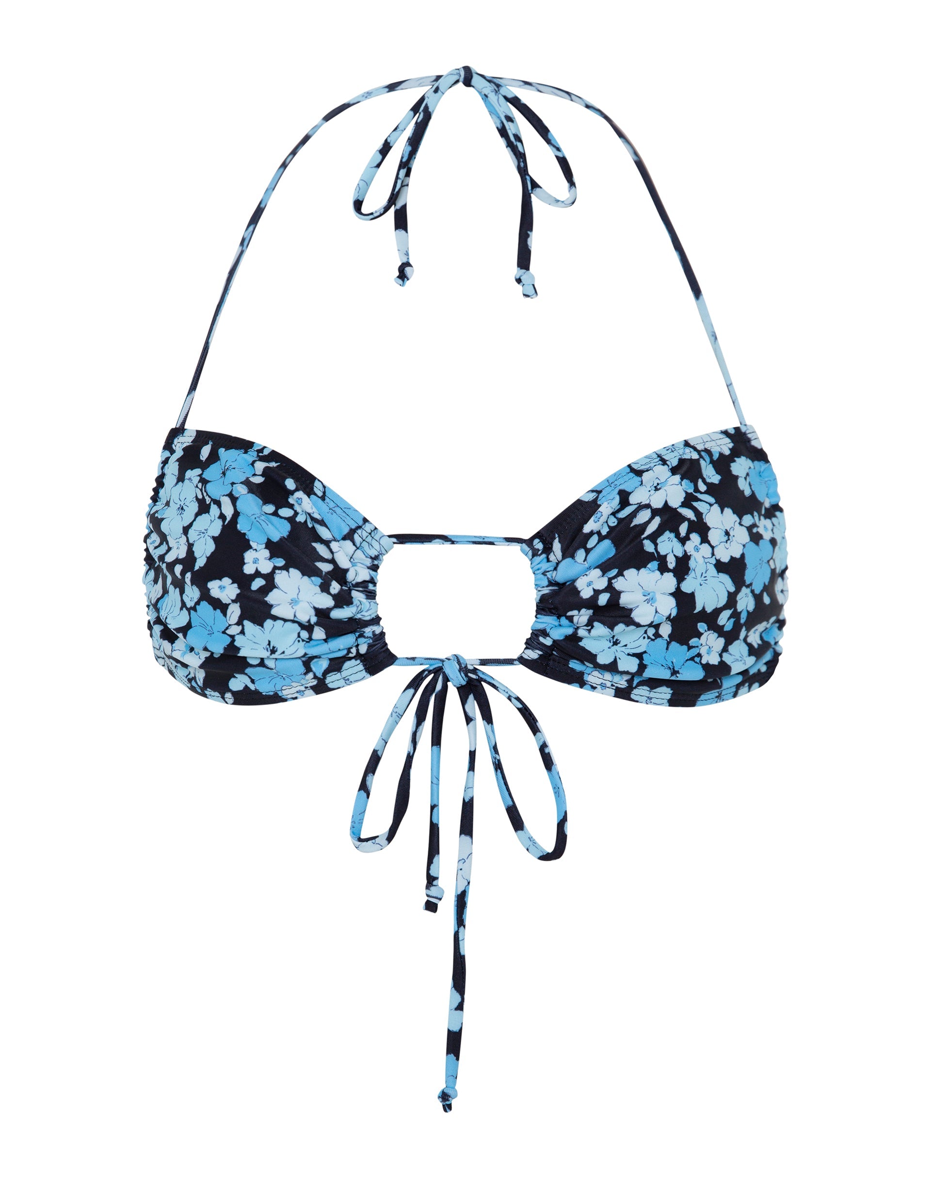 Image de Ricoa Bikini Top in Pastel Blue Floral