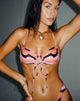 Image de Ricoa Bikini Top in Abstract Art Pink