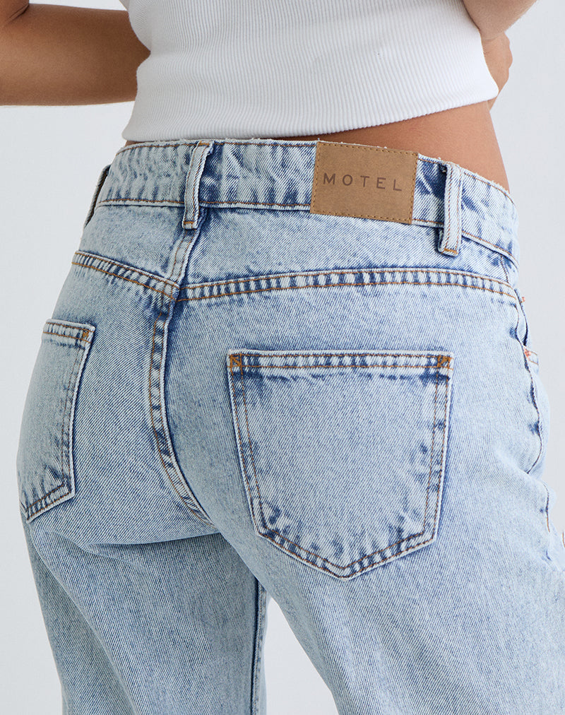 Image de Rigid Low Rise Flare Jeans in 80s Light Wash
