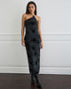 Image de Rikaya Maxi Dress in Burn Velvet Grey