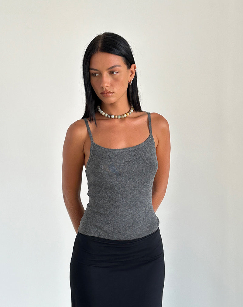 Gilet Riona en gris foncé
