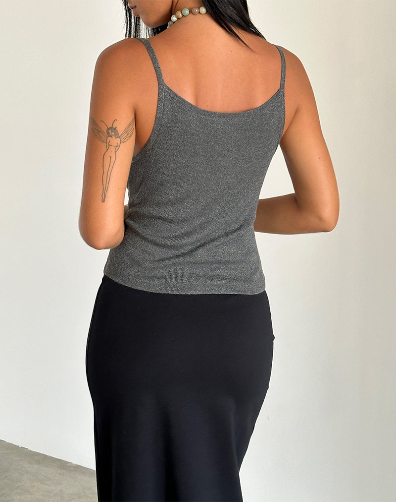 Image de Riona Vest Top in Dark Grey