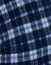 Tartan bleu foncé
