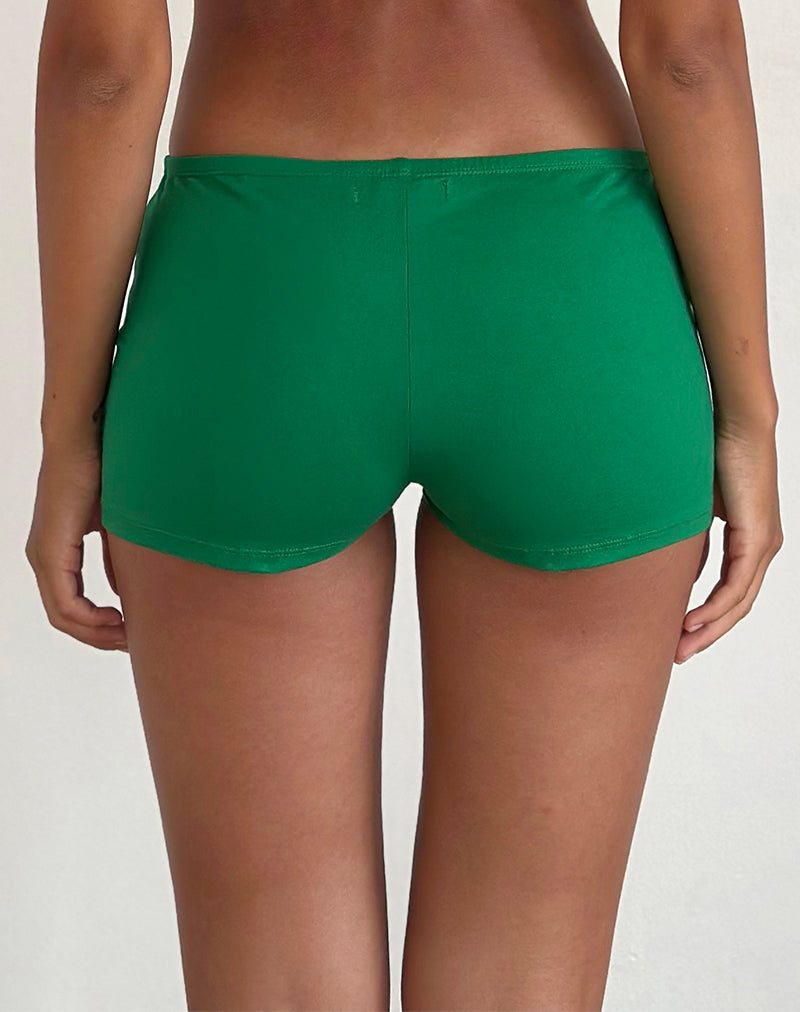 Image de Ritulia Lycra Hotpant in Bush Green