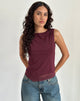 Image de Rochie Top asymétrique en maille marron