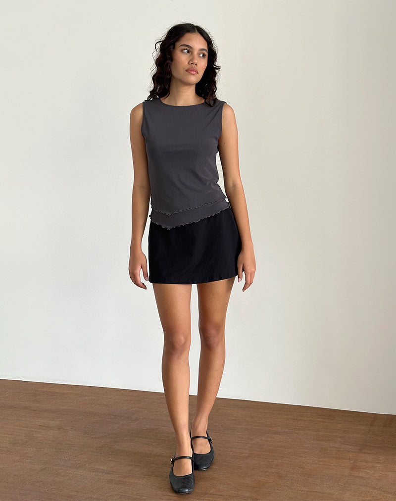 Image de Rochie Top asymétrique en maille Ocean Storm