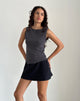 Image de Rochie Top asymétrique en maille Ocean Storm