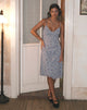 Image de Rohaya Midi Dress in Purple Botanist Flock