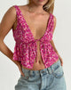 Image de Rolia Cami Top in Ditsy Floral Pink