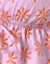 Fleur de carrelage rose