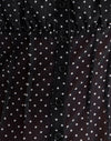 Chiffon Mini Polka Noir