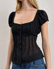 Image de Rolina Blouse in Chiffon Black