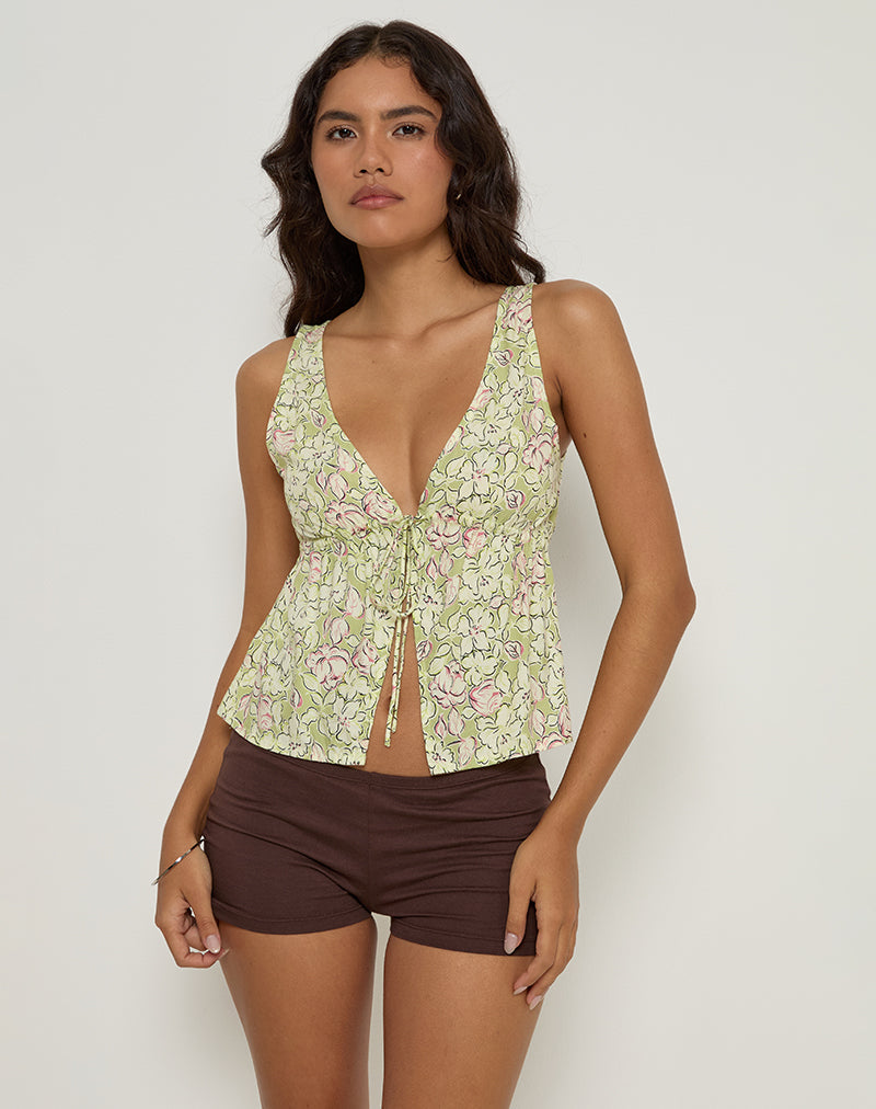 Top Ronia en Blooming Lily Green