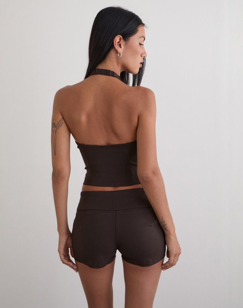 Image de Lucen Mini Short en Tailoring Brown